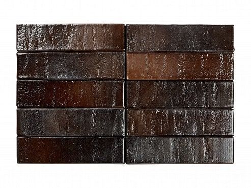 Облицовочный кирпич Recke Одинарный 1НФ Classic Баварская кладка Терракотовый глянец фактурный 5-54-33-2-00
