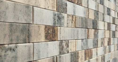 Облицовочный кирпич Recke Одинарный 1НФ Krator Баварская кладка Микс гладкая