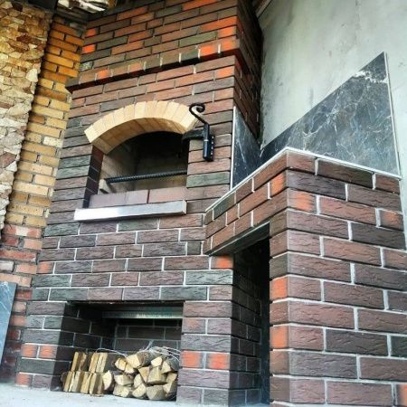 Облицовочный кирпич Пятый элемент одинарный 1НФ Баварская кладка Мюнхен рустикатор